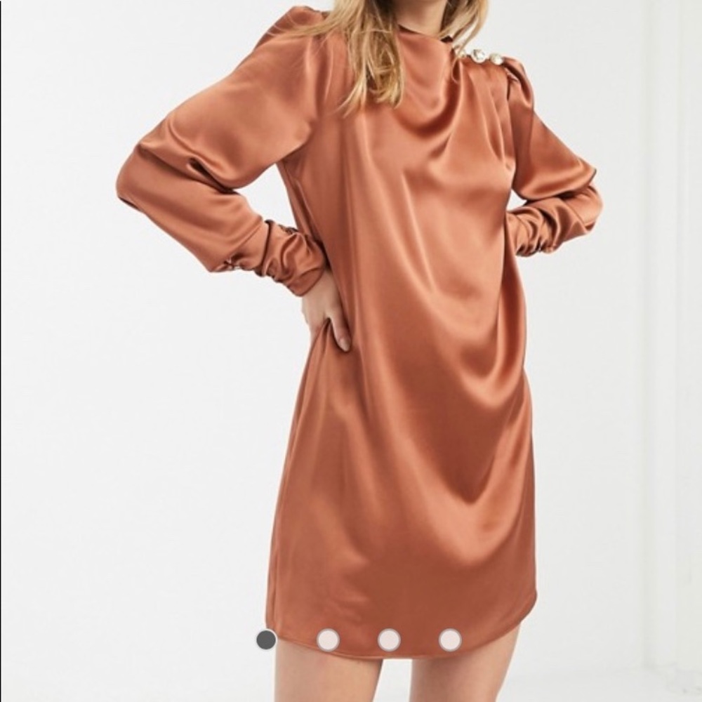 River Island Satin Shift Dress